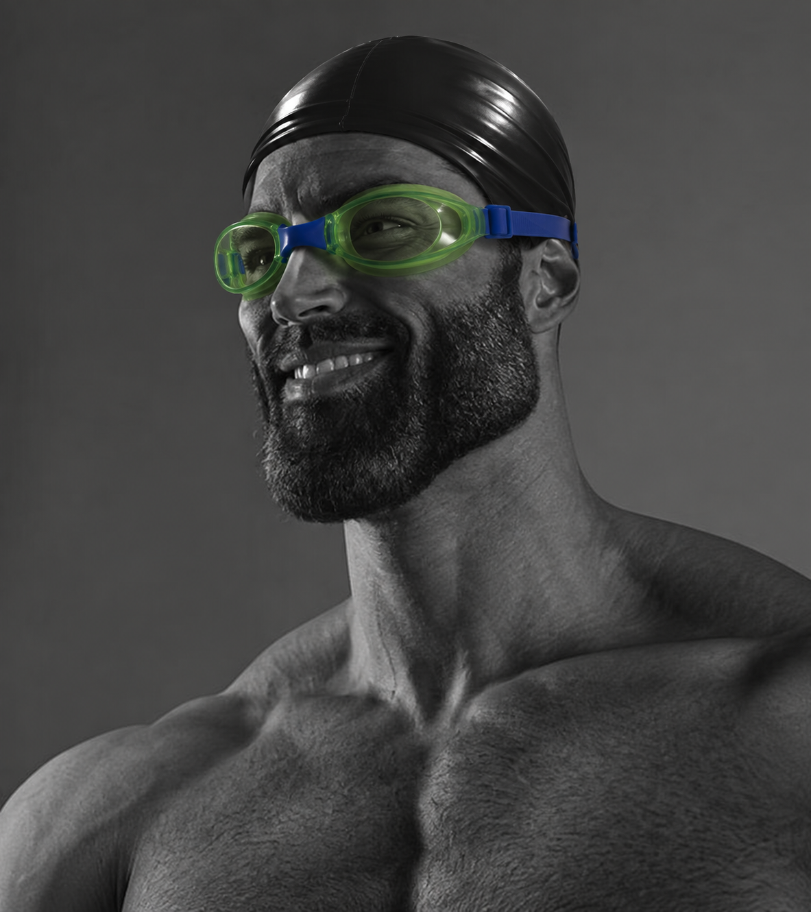 A closer look at GIGA NAS and his unmistakable green goggles